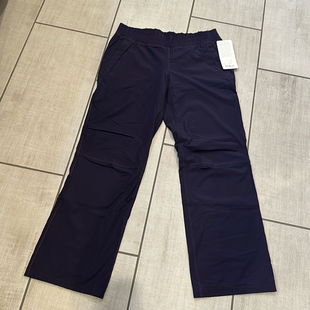 NWT Lululemon RUN: dog runner pant size 10
Dark eggplant color